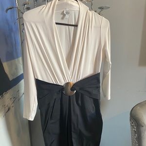 Cache Size 6 Midi Dress